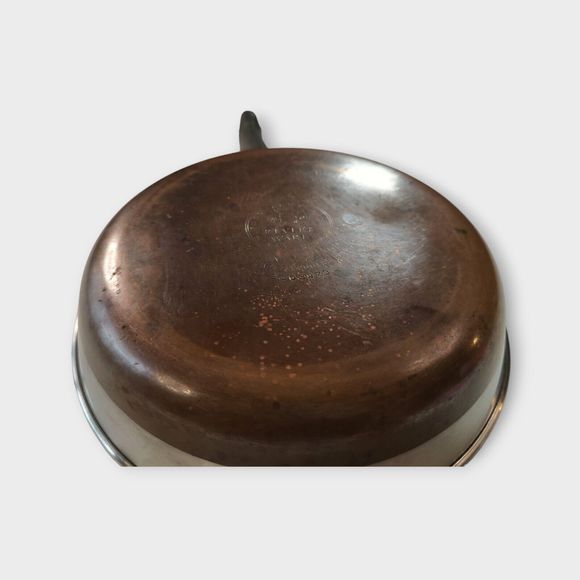 Vintage Revere Ware Copper Bottom 8" Skillet 2363973 - Picture 3 of 7